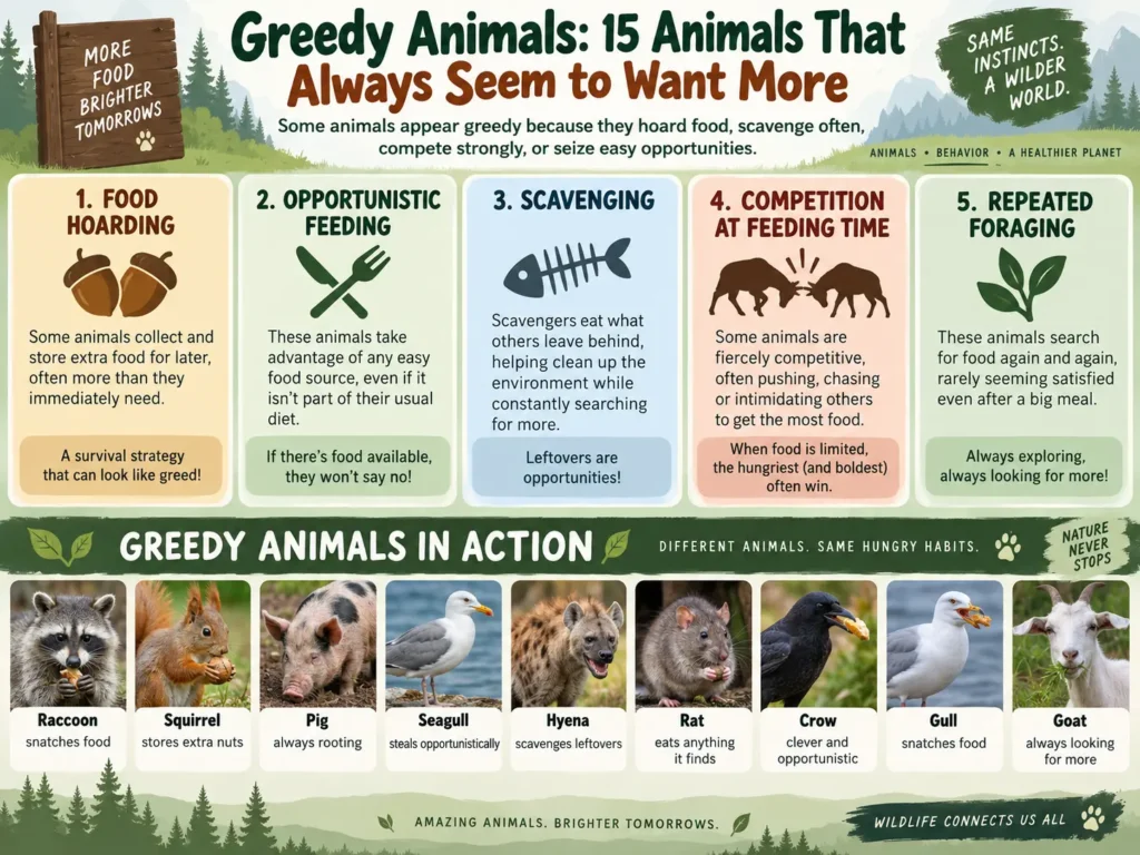 15 Greedy Animals That Always Seem to Want More