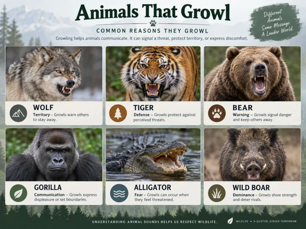 ANIMAL THAT GROWL INFO IMAGE