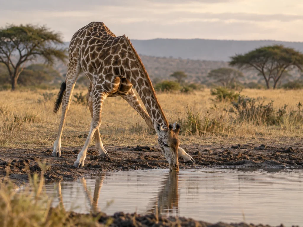 Animals that drink water