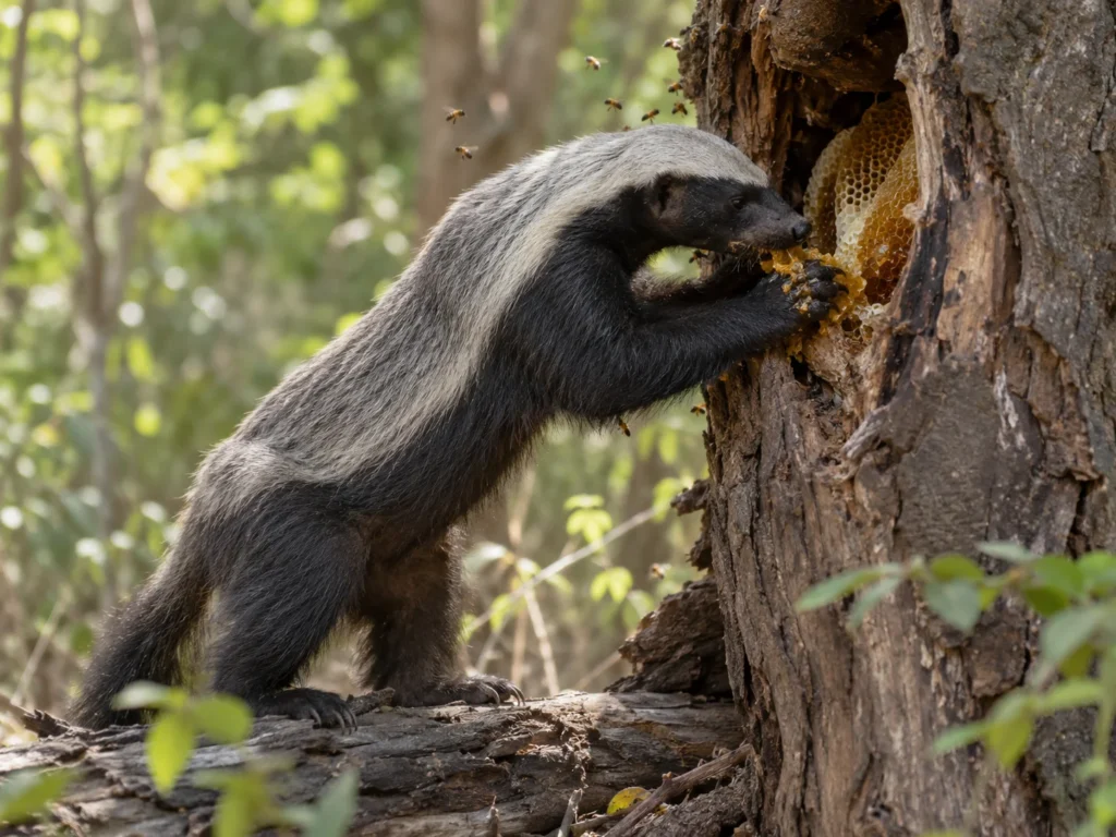Animals that eat honey