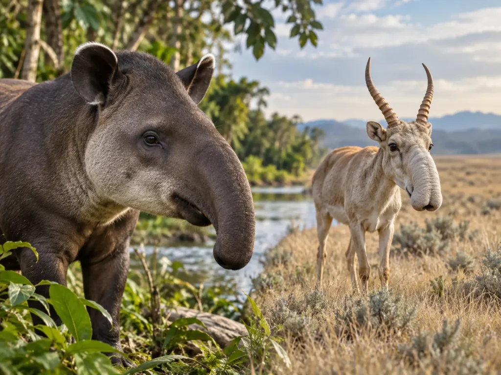 Animals with big nose
