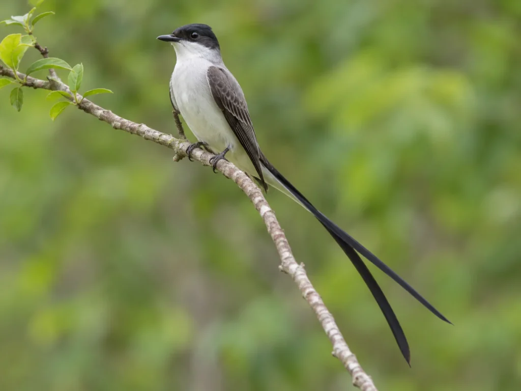 Birds With Long Tail Feathers Fork-Tailed Flycatcher