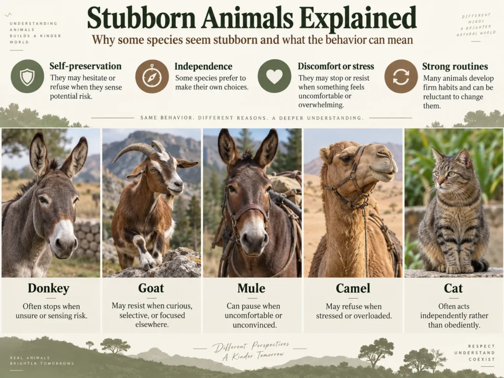 stubborn animals explained