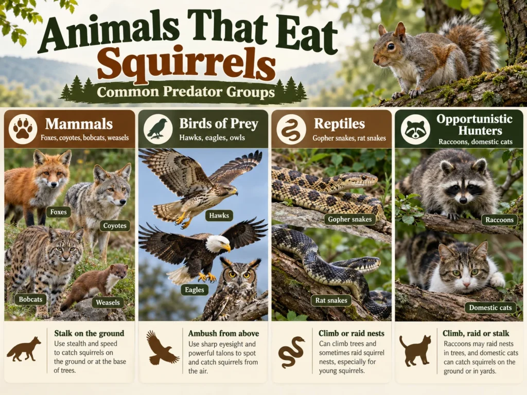 Animals That Eat Squirrels