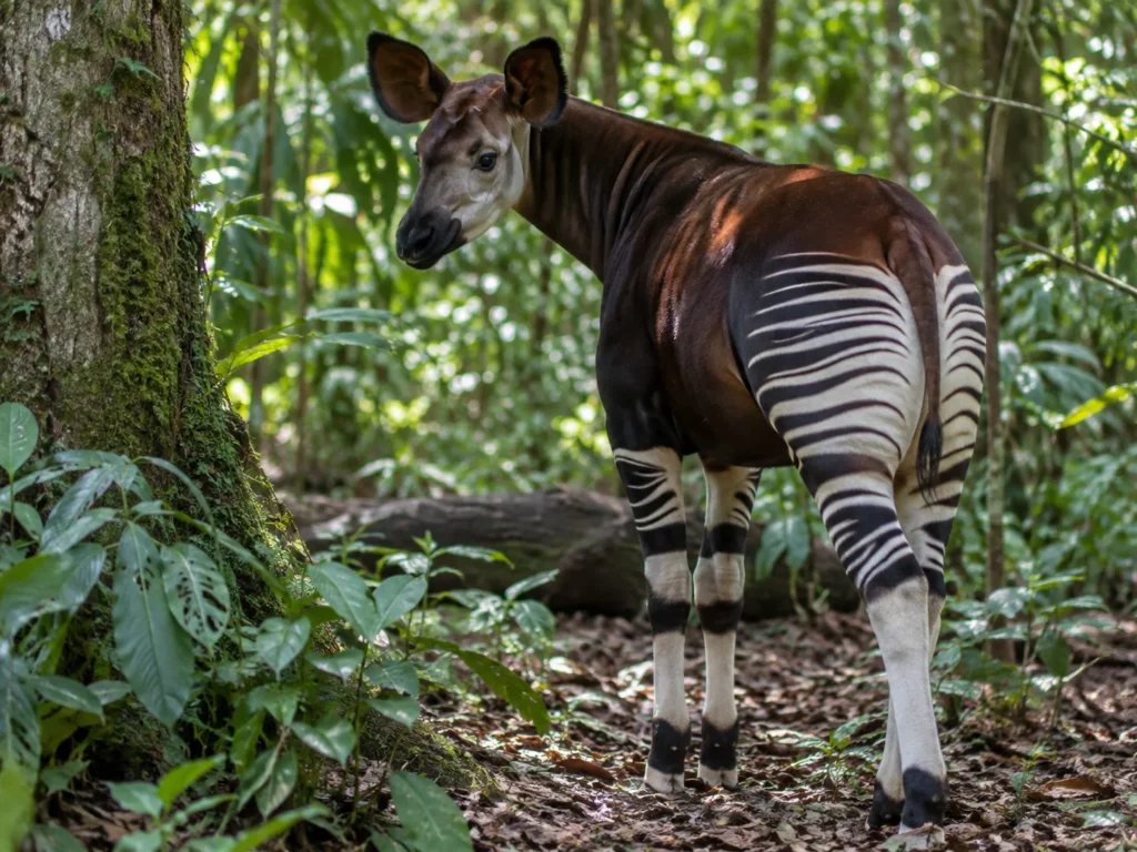 Animals With Stripes okapi