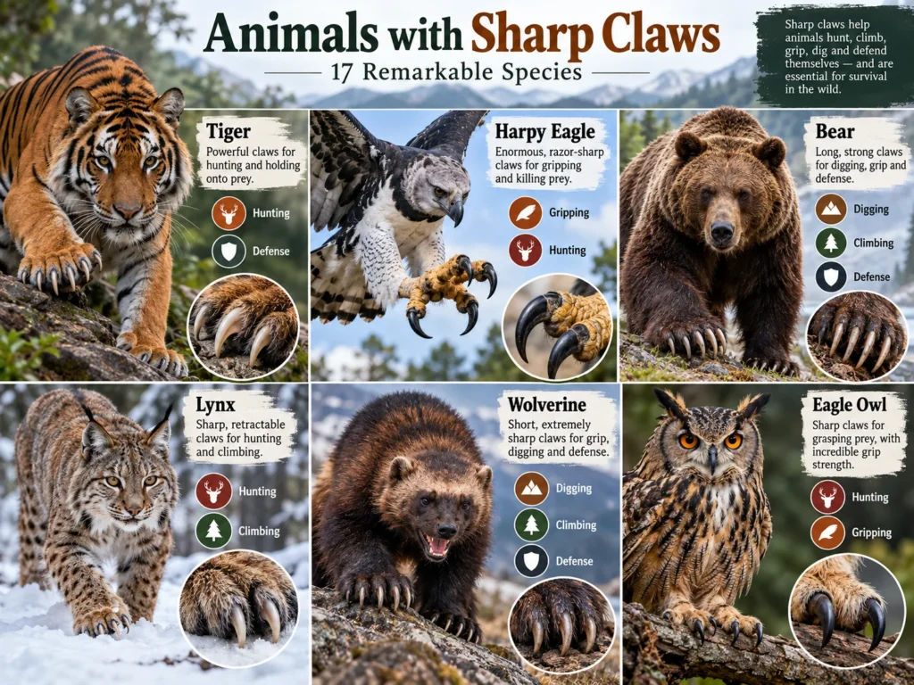 Animals with Sharp Claws