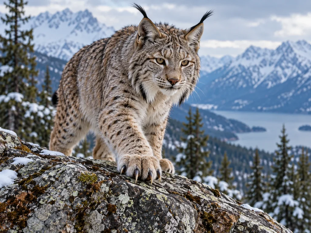 Animals with Sharp Claws snow lepoard