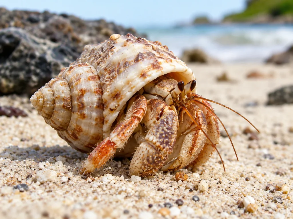 Animals with shell hermate