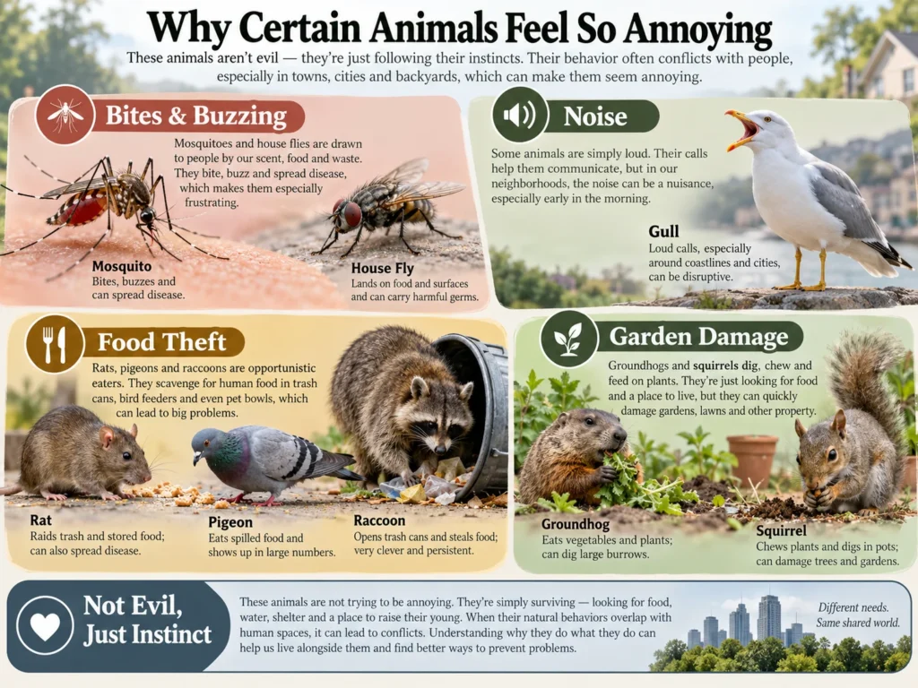 Annoying Animals 15 Species explained