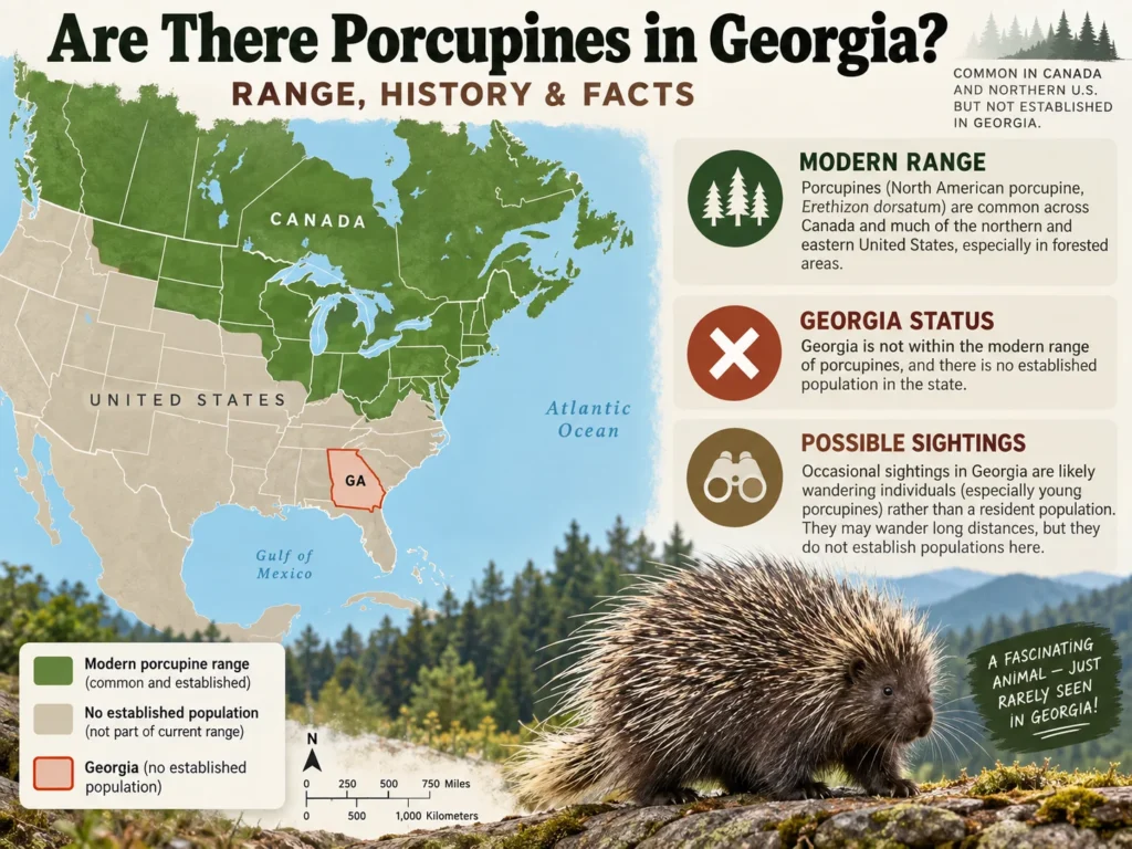 Are There Porcupines in Georgia Range,