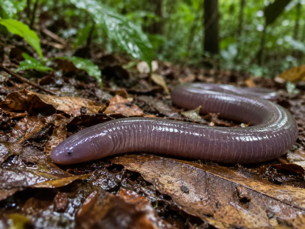 Beddome’s Caecilian An Amphibian With Hidden Scales