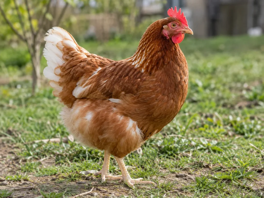 Chicken A Feathered Animal With Scaled Legs