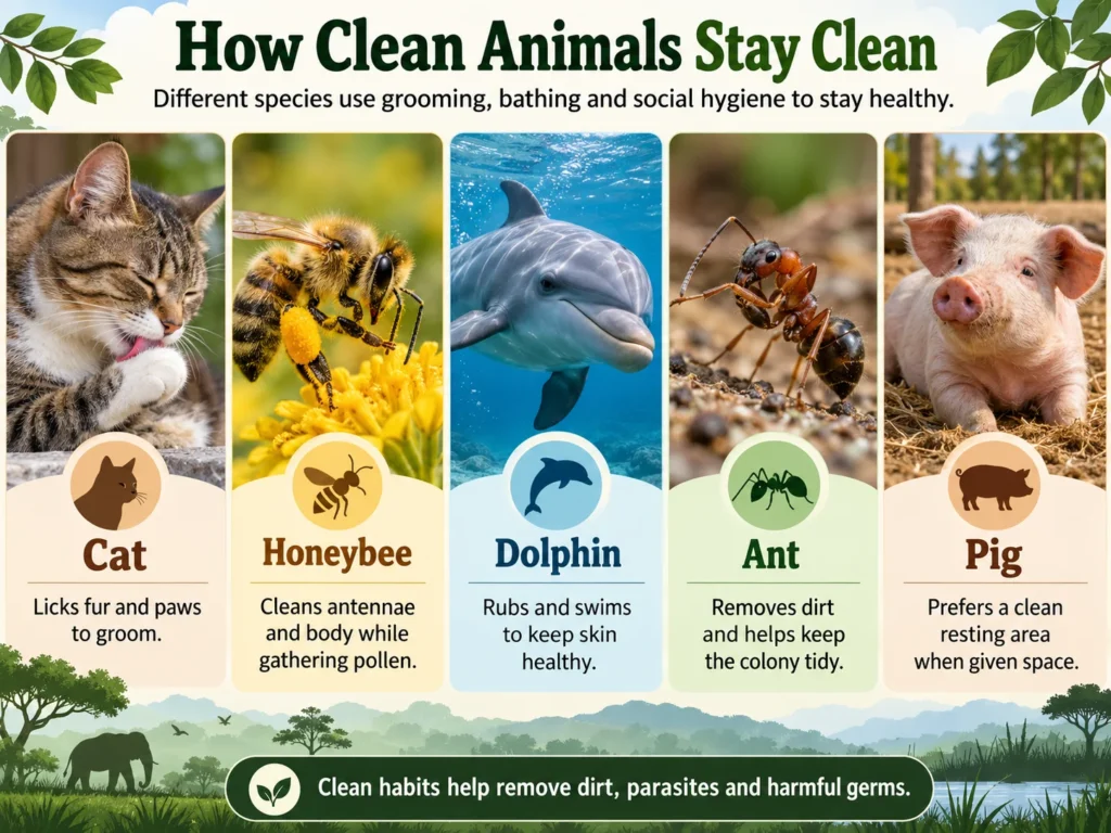 Cleanest Animals 15 Species