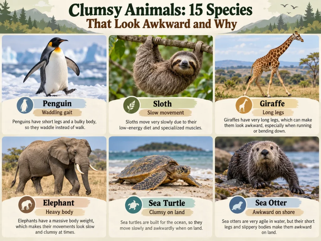 Clumsy Animals 15 Species That Look Awkward and Why Explained