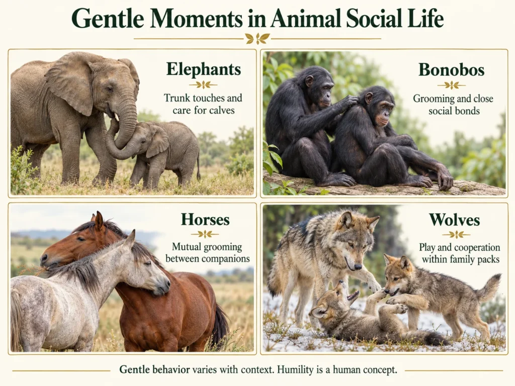 Humble Animals 15 Species Known for Gentle Social Behavior explained