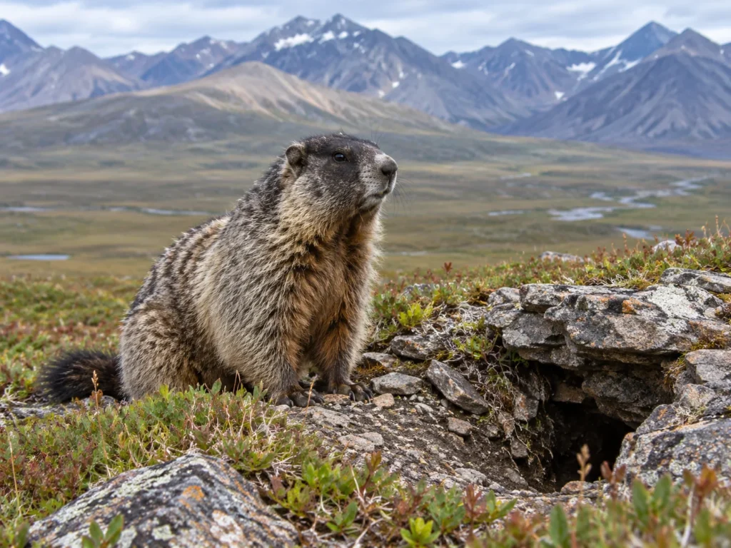 Marmots in North America Alaska marmot