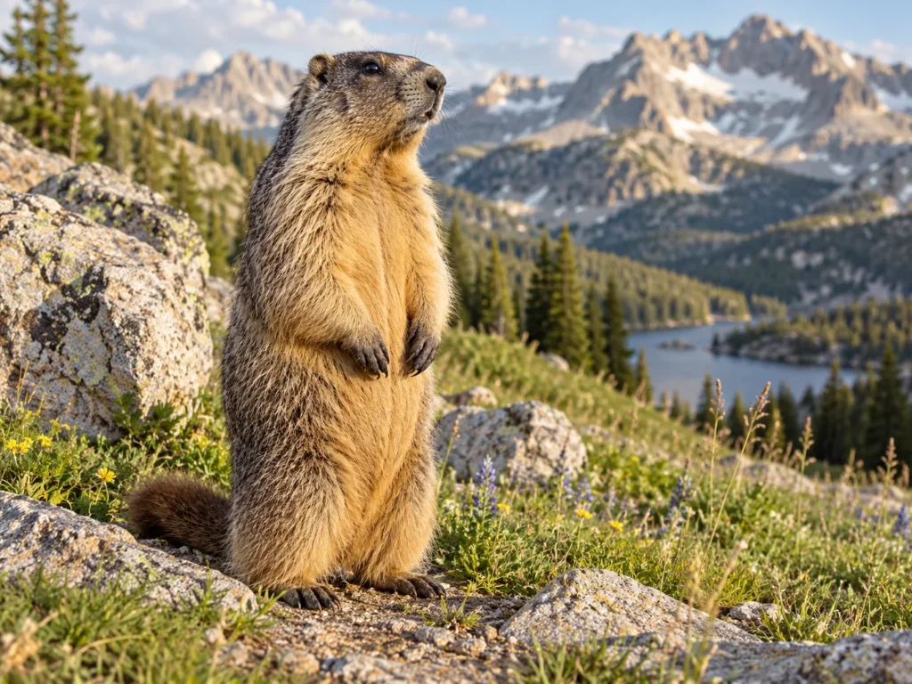 Marmots in North America Hoary marmot