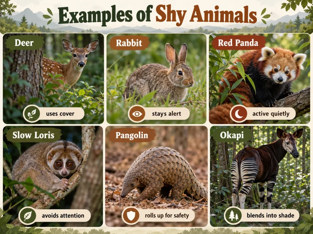 Shy Animals 15 Timid Species