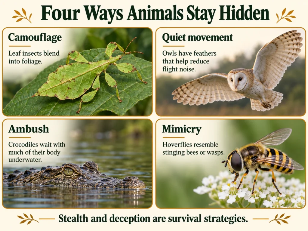 Sneaky Animals 15 Species With Clever Stealth and Deception explained