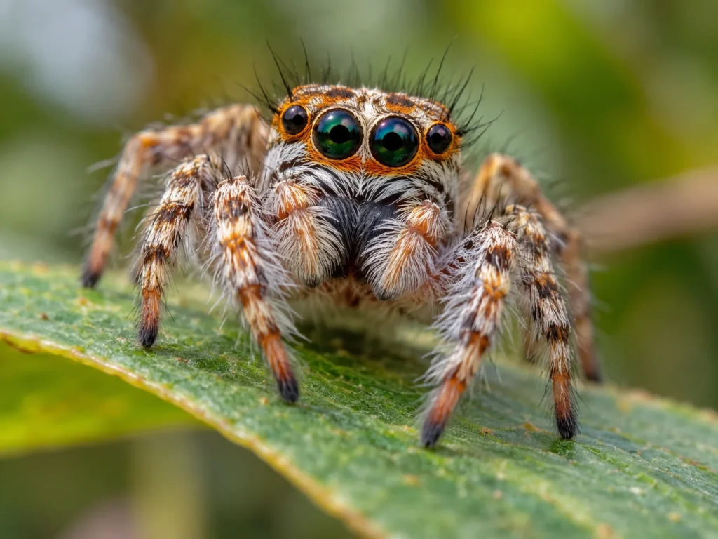 deaf animals Jumping spider