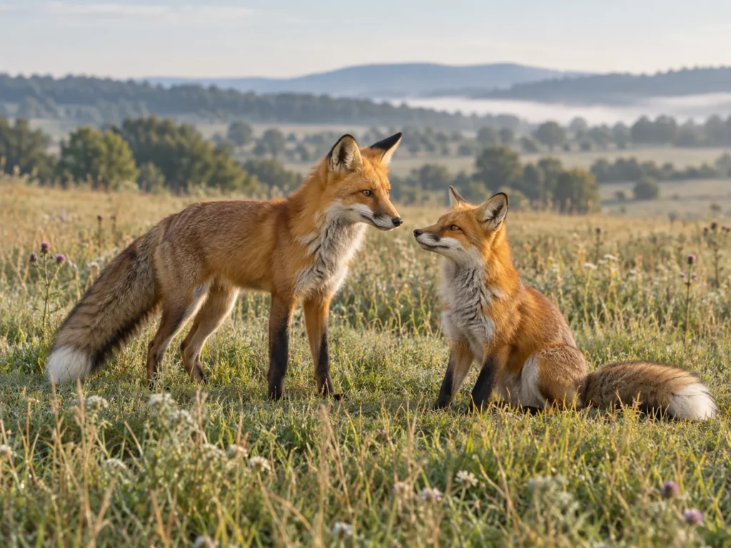 foxes-interacting