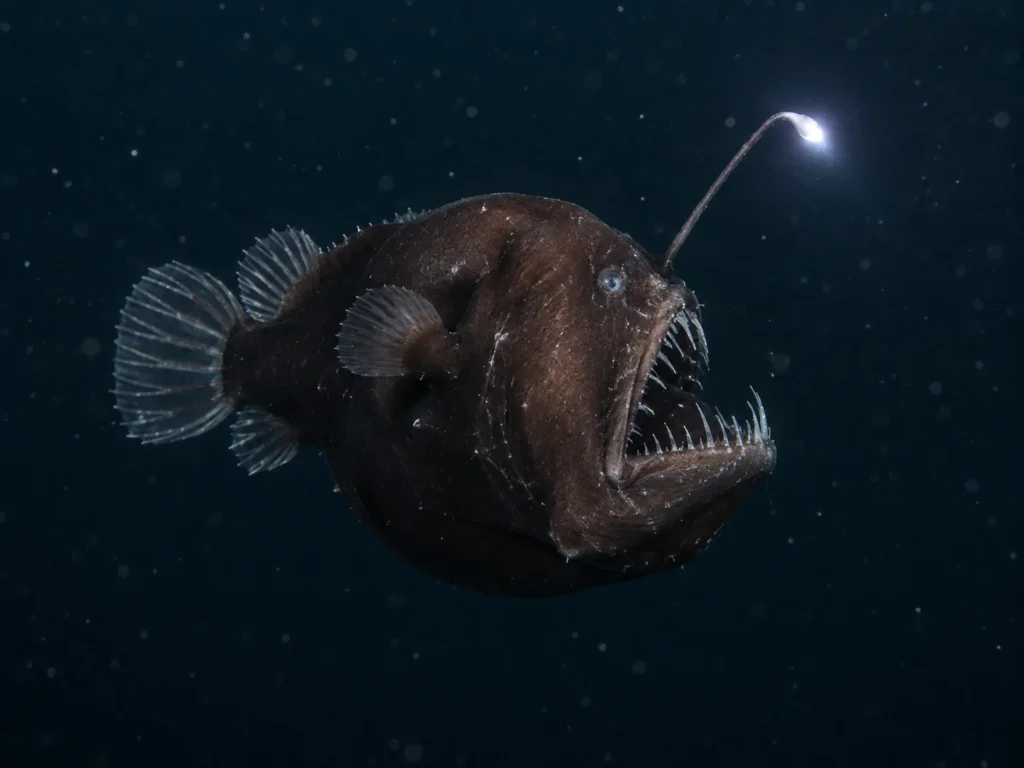 sneaky animals anglerfish