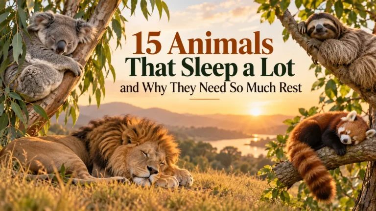 15 Animals that sleep alot
