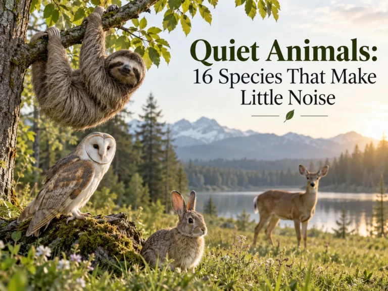 16 Quiet Animals Species
