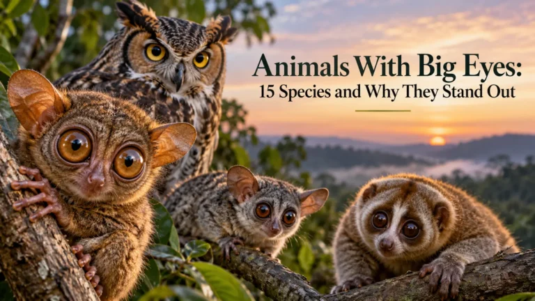 Animals With Big Eyes 15 Species and Why They Stand Out