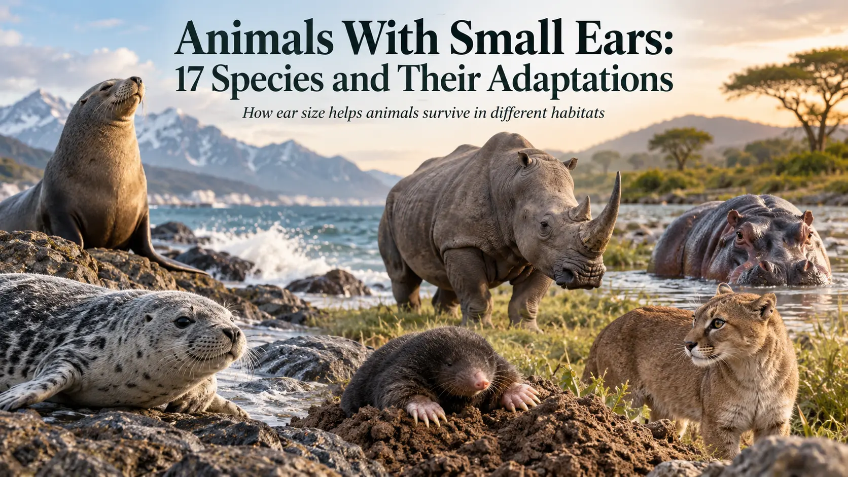 Animals with small Ears