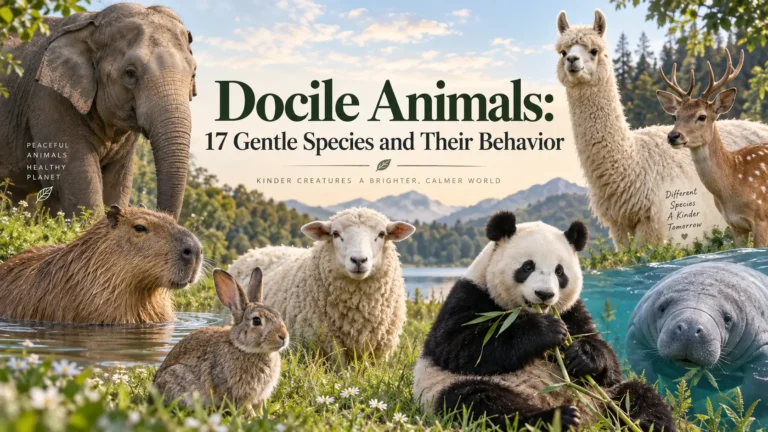 Docile Animals 17 Gentle Species and Their Behavior