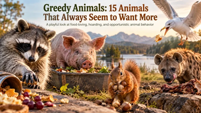Greedy Animals That Always Want More