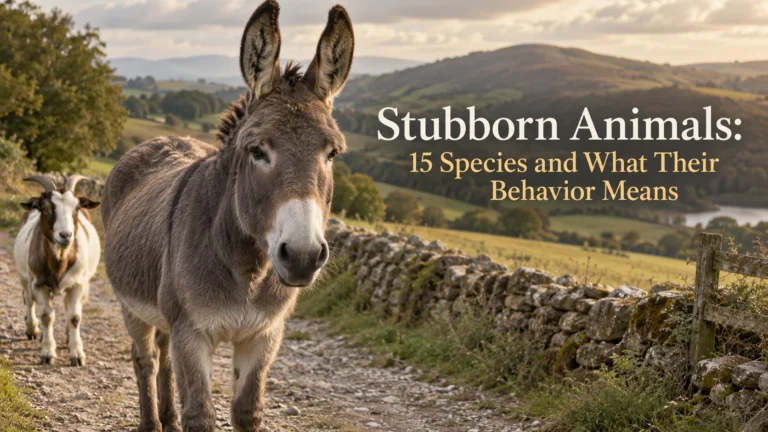 stubborn animals 15 species