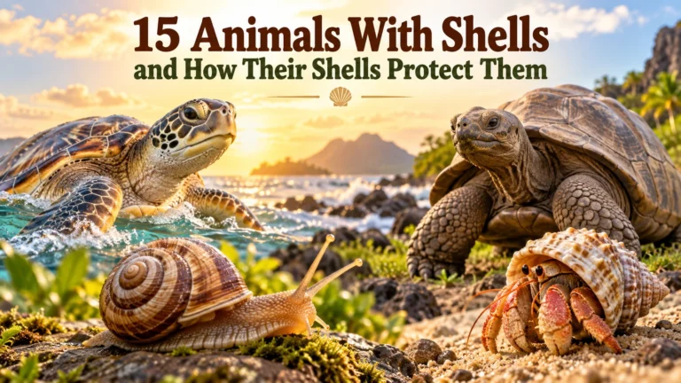 15 Animals With Shells and How Their Shells Protect Them