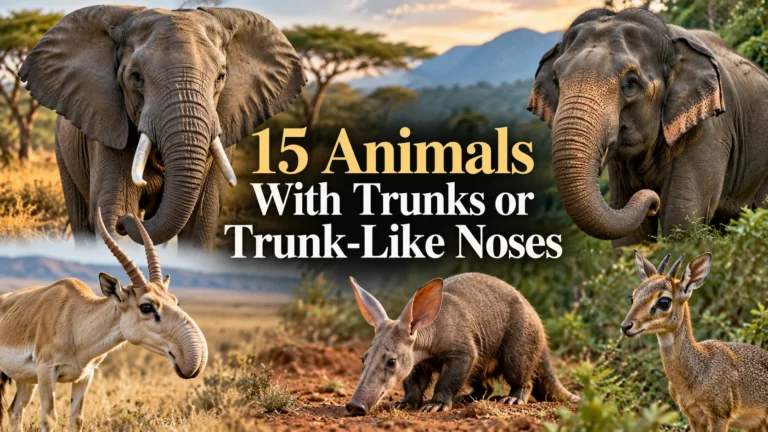 15 Animals With Trunks or Trunk-Like Noses