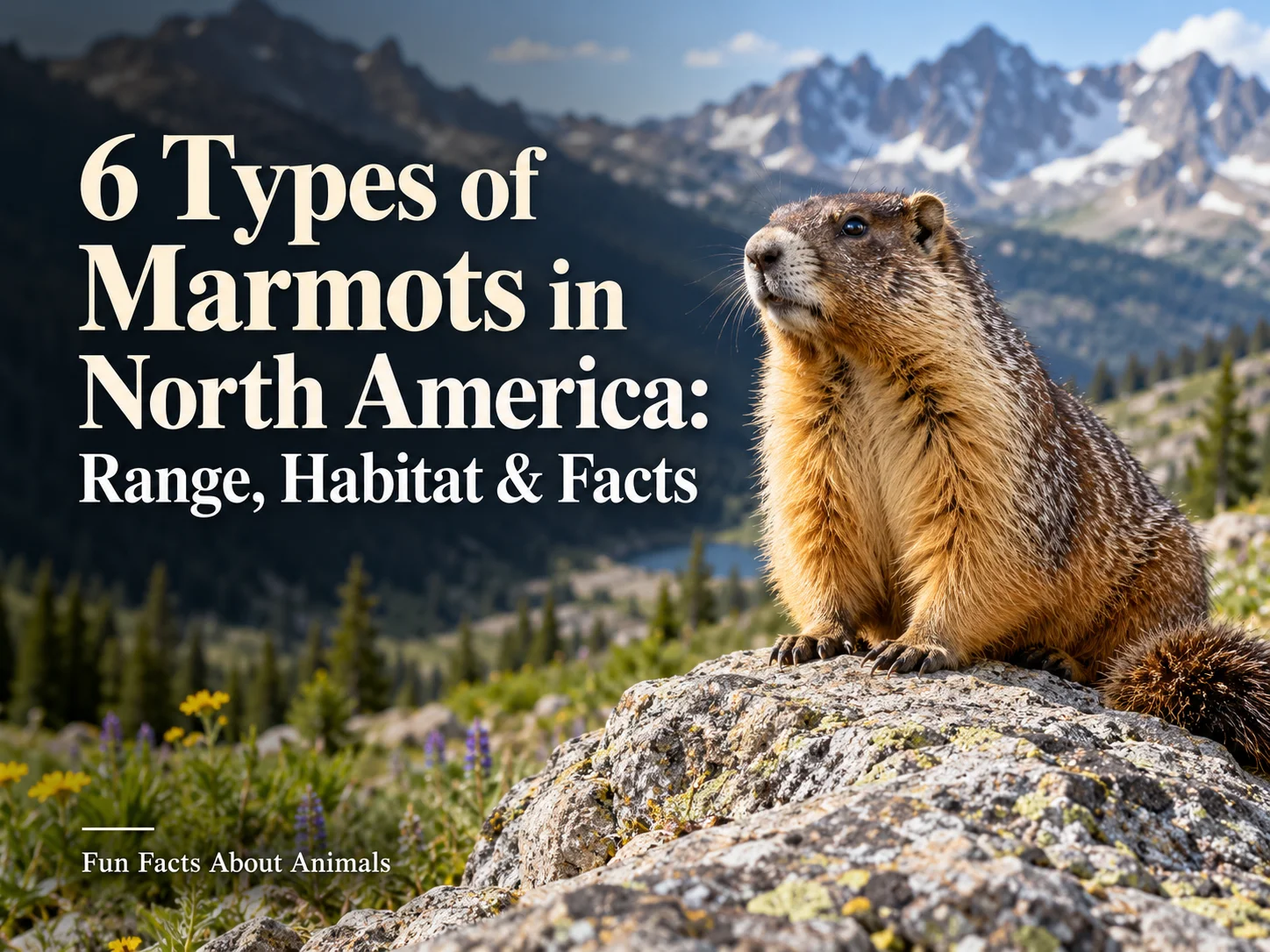 6 Types of Marmots in North America Range, Habitat & Facts