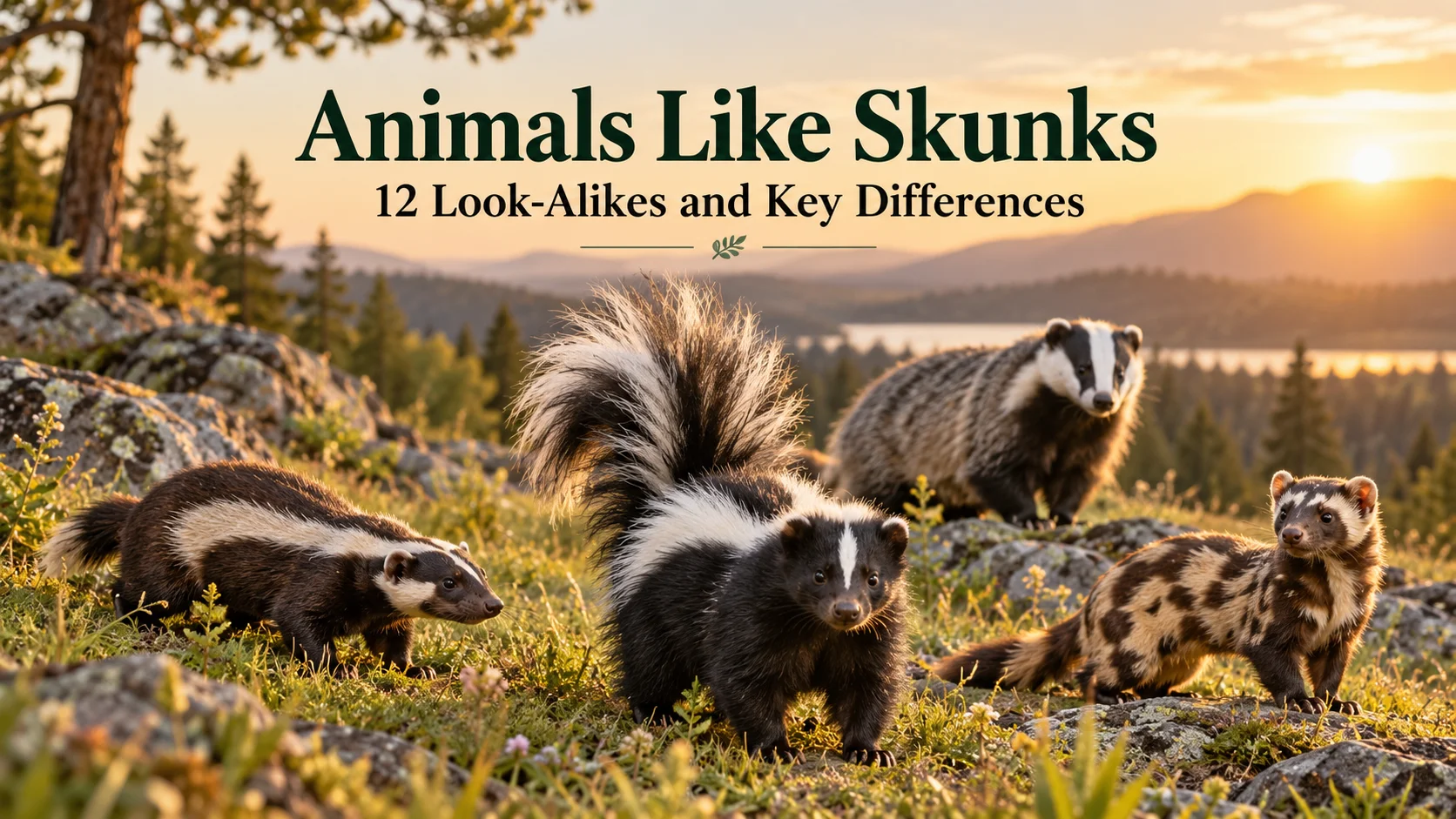 Animals Like Skunks 12 Look-Alikes and Key Differences