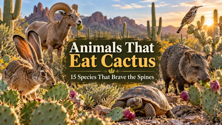 Animals That Eat Cactus 15 Species That Brave the Spines