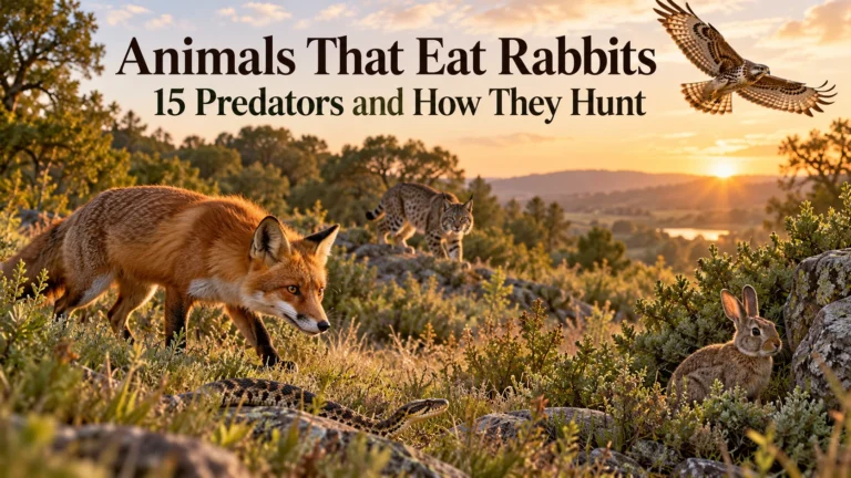 Animals That Eat Rabbits 15 Predators and How They Hunt