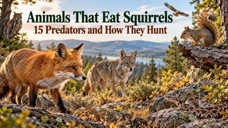 Animals That Eat Squirrels 15 Predators and How They Hunt