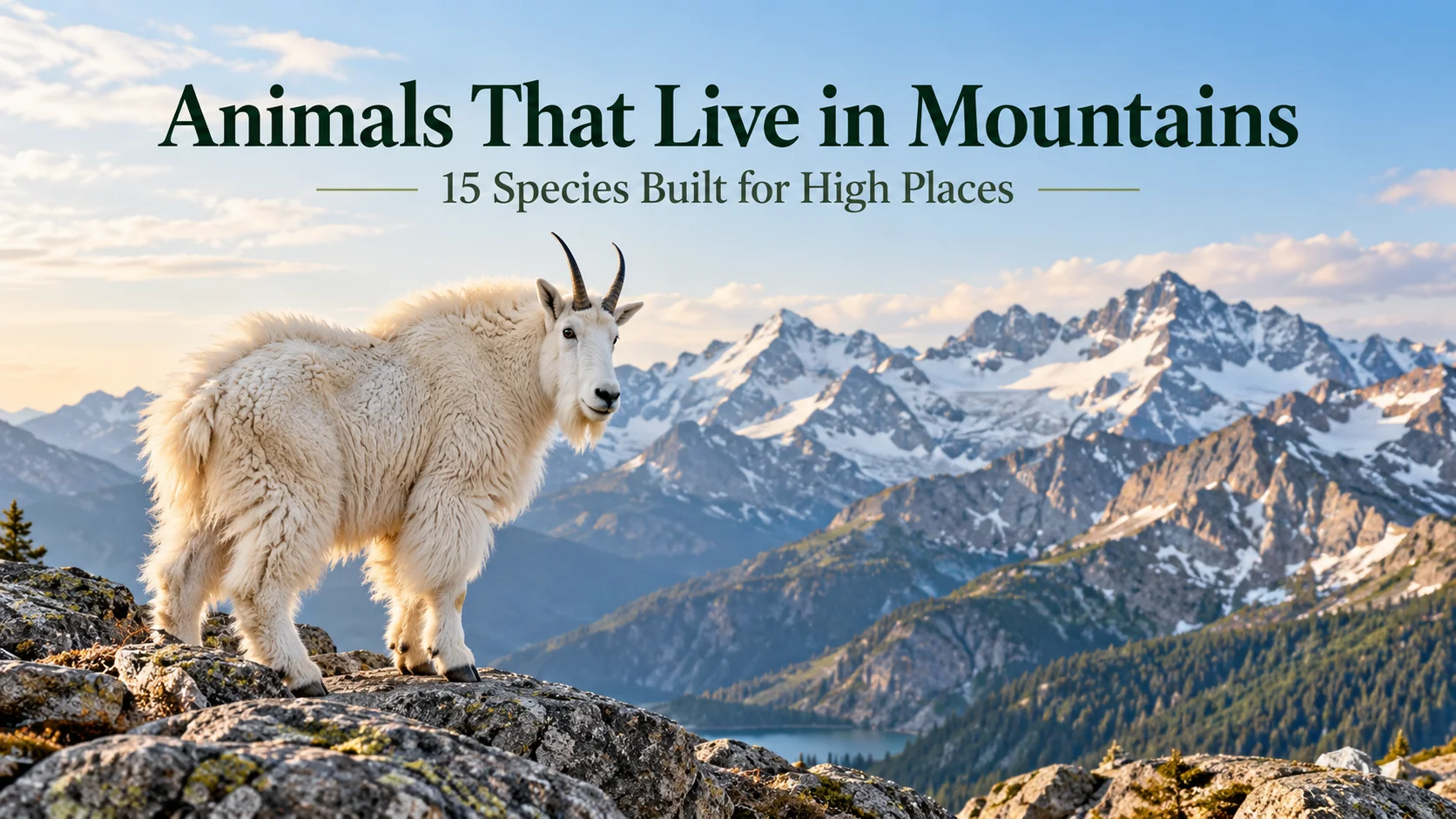 Animals That Live in Mountains 15 Species Built for High Places