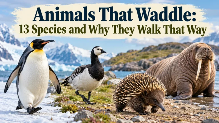 Animals That Waddle 13 Species and Why They Walk That Way