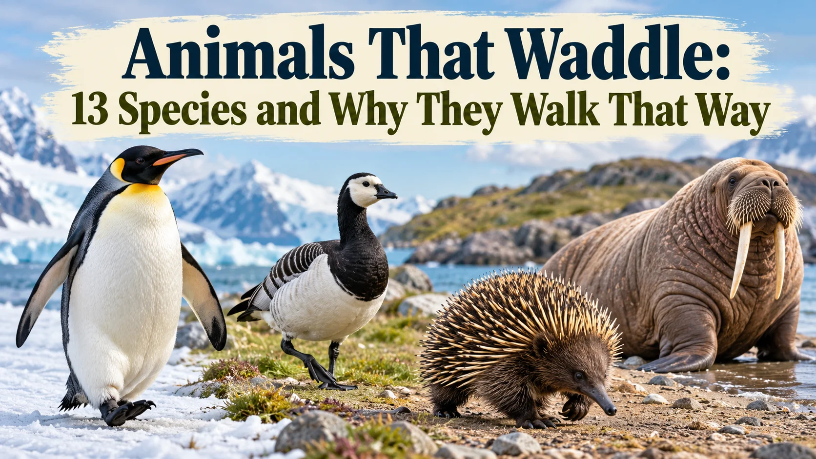 Animals That Waddle 13 Species and Why They Walk That Way