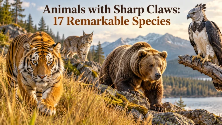Animals with Sharp Claws 17 Remarkable Species