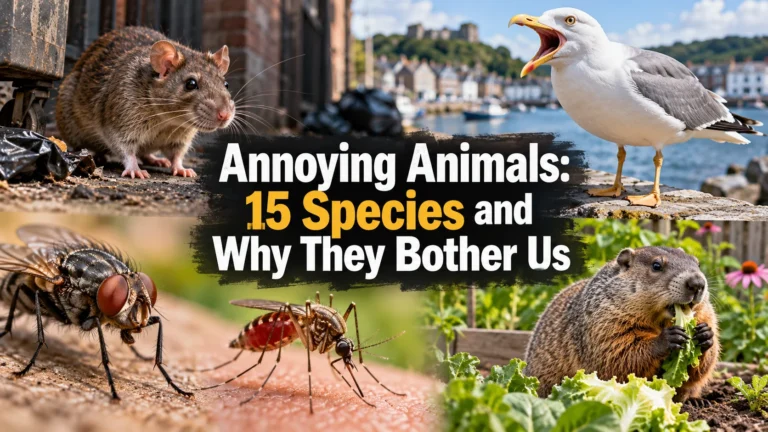Annoying Animals 15 Species and Why They Bother Us
