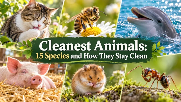 Cleanest Animals 15 Species and How They Stay Clean