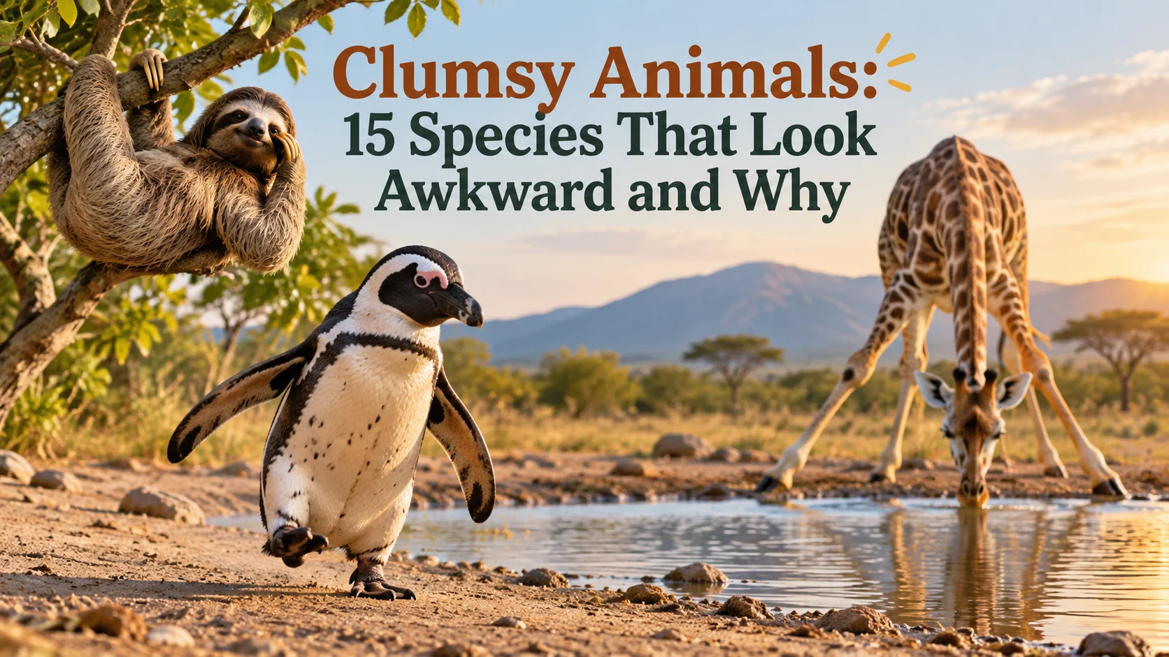 Clumsy Animals 15 Species That Look Awkward and Why