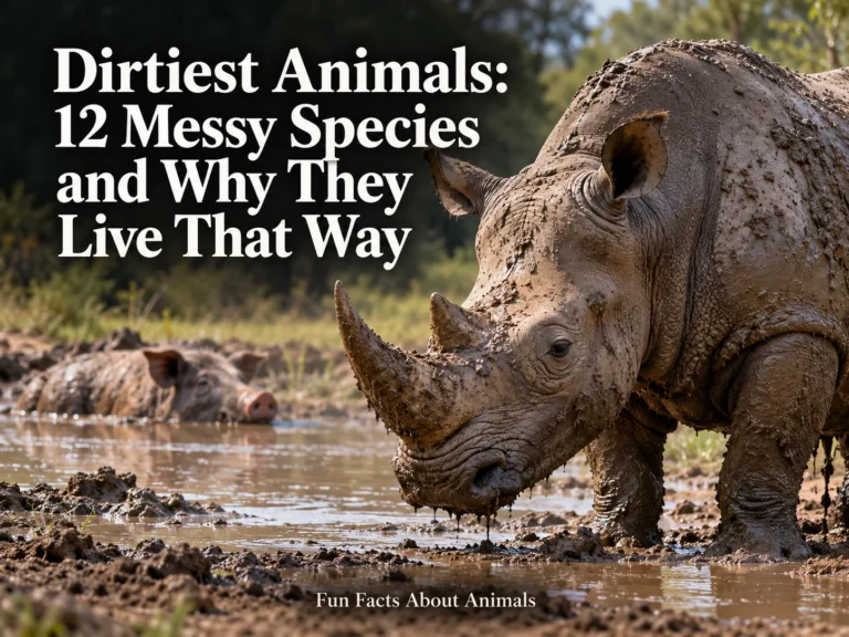 Dirtiest Animals 12 Messy Species and Why They Live That Way