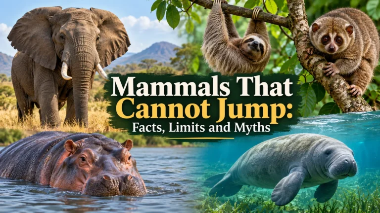 Mammals That Cannot Jump Facts, Limits and Myths
