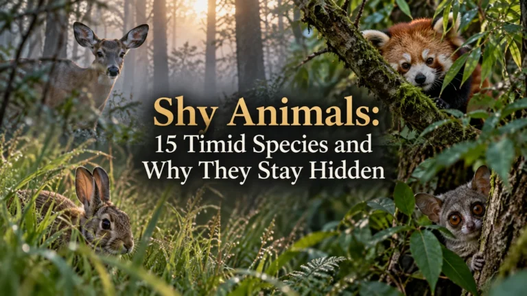 Shy Animals 15 Timid Species and Why They Stay Hidden